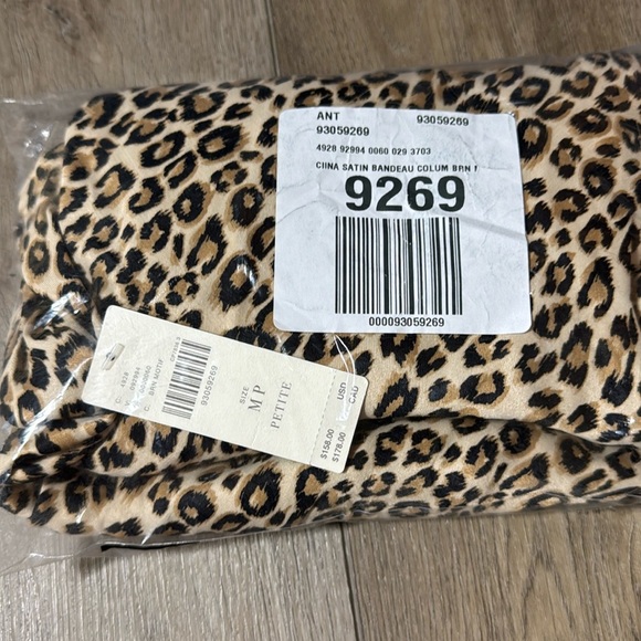 NWT! Anthropologie The Fleur Strapless Satin Maxi Slip Dress - Medium Petite 🐚 - Picture 8 of 10